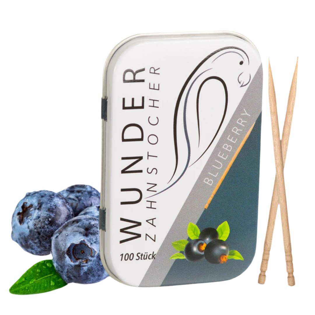 Wunder Zahnstocher Blueberry 100 Stk.