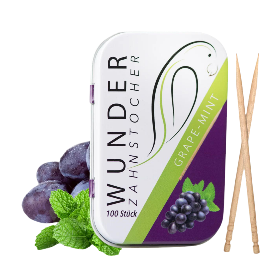 Wunder Zahnstocher Grape - Mint 100 Stk.